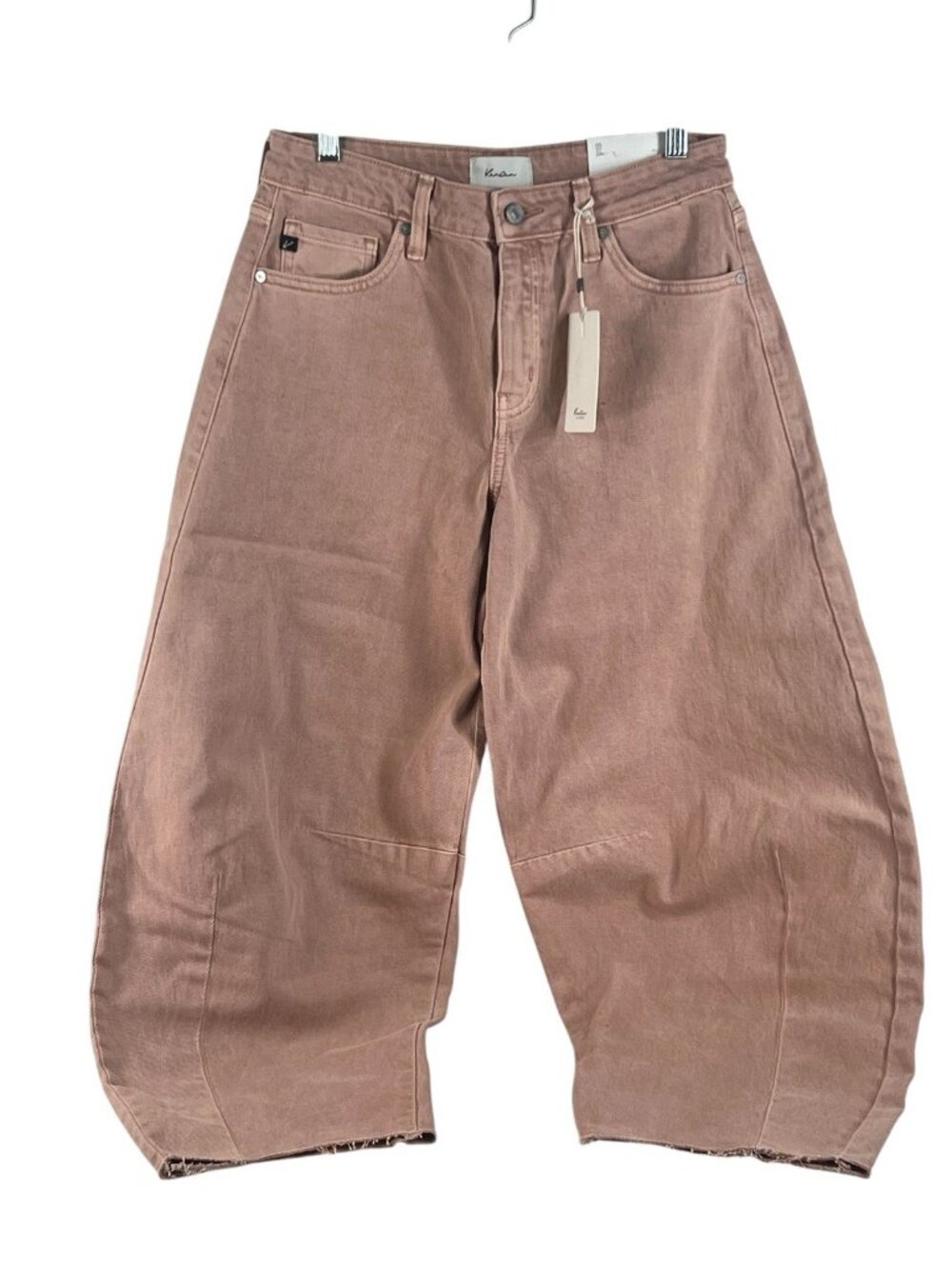 Kancan dusty mauve high rise horseshie fit jeans sz 05/26 new - Picture 6 of 8